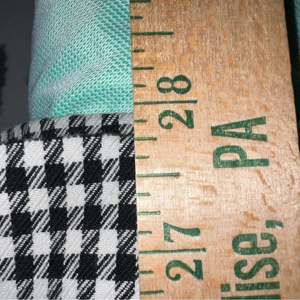 Banana Republic Sloan Houndstooth Ankle Pants Size 10 Workwear Chic Black White - Picture 14 of 16